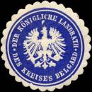 Siegelmarke Der Königliche Landrath des Kreises Belgard W0219994