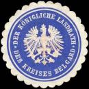 Siegelmarke Der Königliche Landrath des Kreises Belgard W0213976